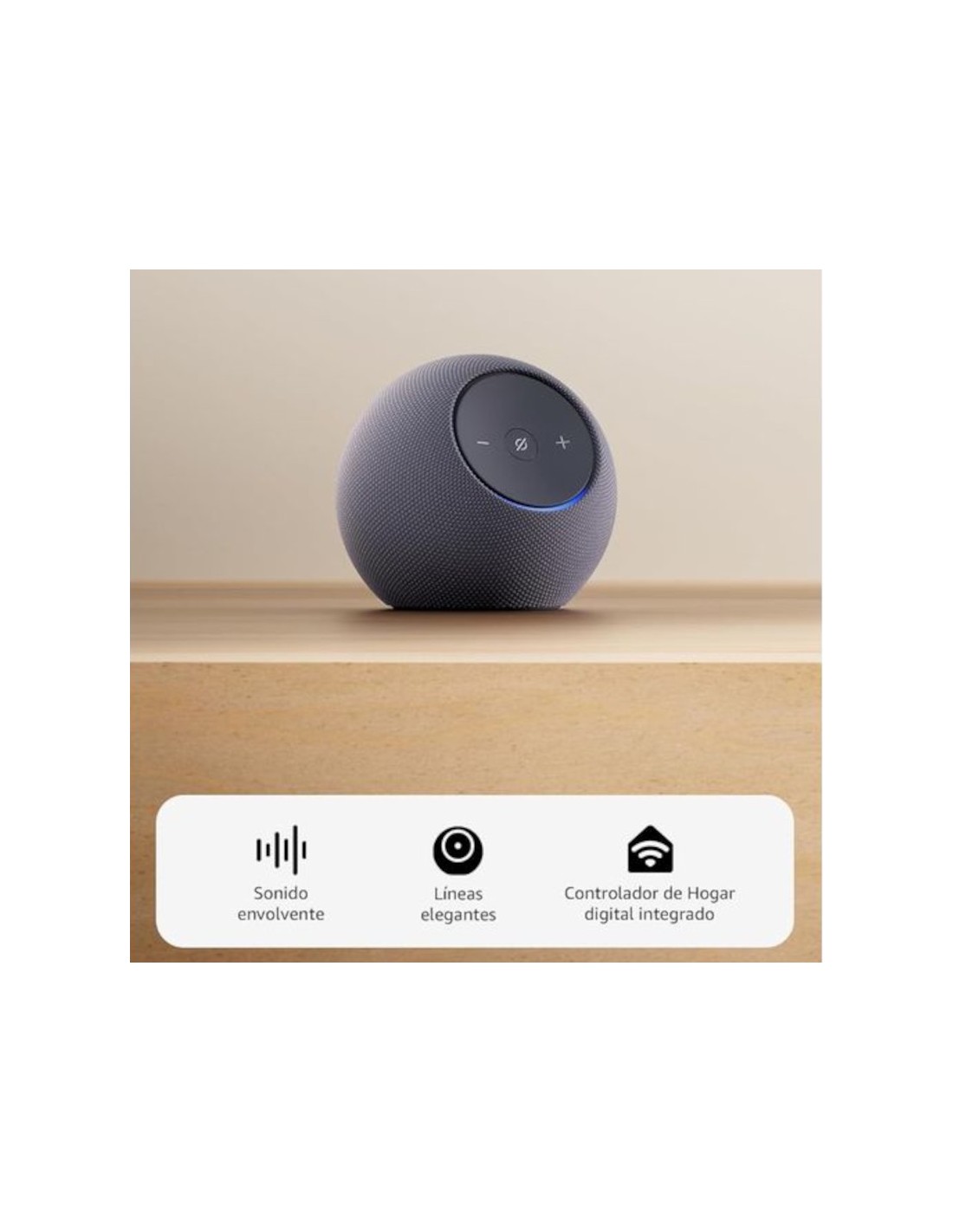 Amazon Echo Dot Max 2025 Blanco Alexa+ Hub Zigbee Wi-Fi 6E AZ3