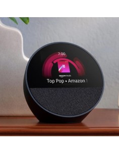 Amazon Echo Spot 2024 Negro · Despertador Alexa · Logroño 2