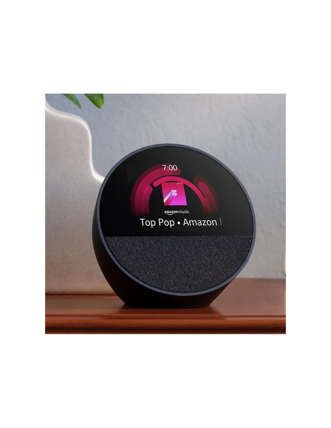 Amazon Echo Spot 2024 Negro · Despertador Alexa · Logroño
