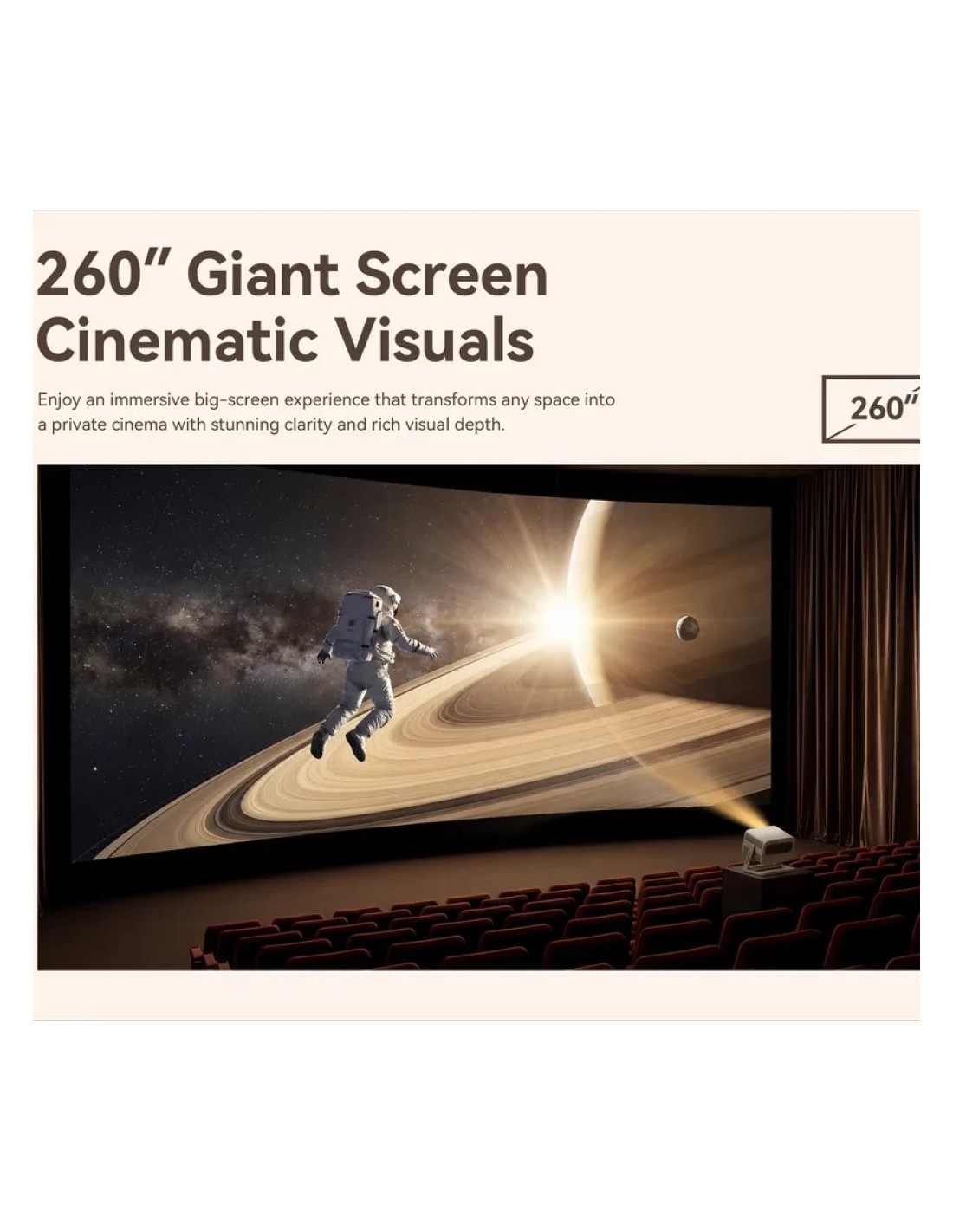 Wanbo Vali 1 Pro 650 Lúmenes ISO Google TV - Proyector Portátil