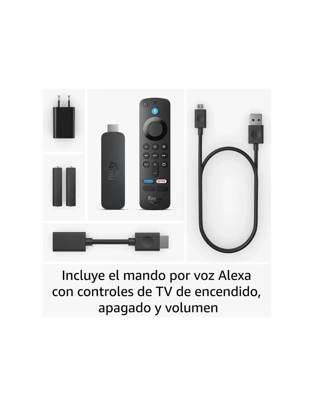 Amazon Fire TV Stick 4K Plus con 8 GB WiFi 6 y mando por voz con Alexa