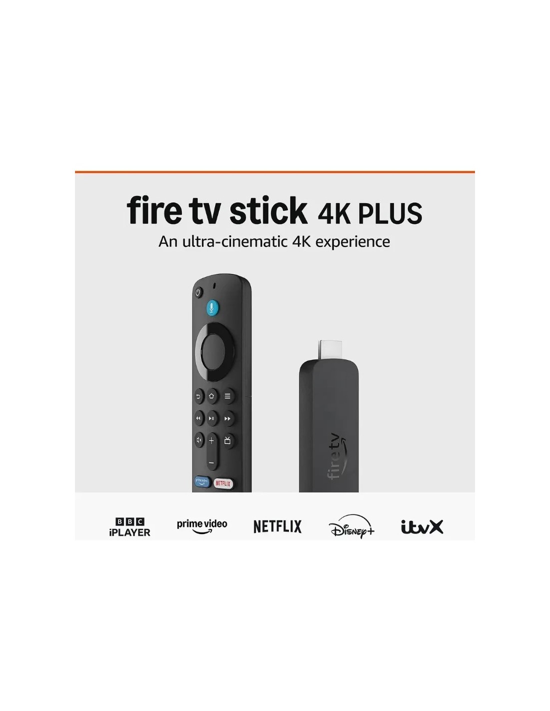 Amazon Fire TV Stick 4K Plus con 8 GB WiFi 6 y mando por voz con Alexa