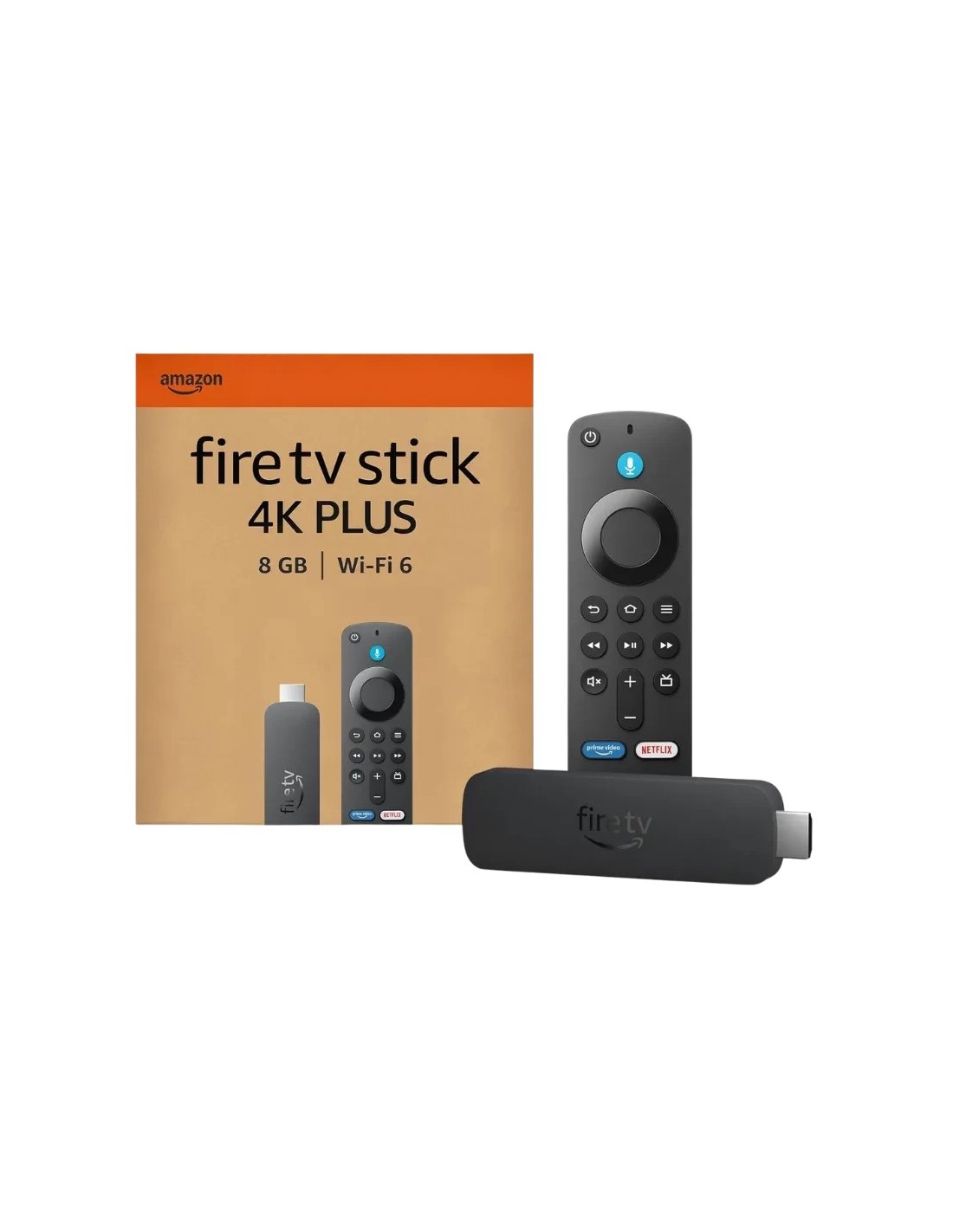Amazon Fire TV Stick 4K Plus con 8 GB WiFi 6 y mando por voz con Alexa