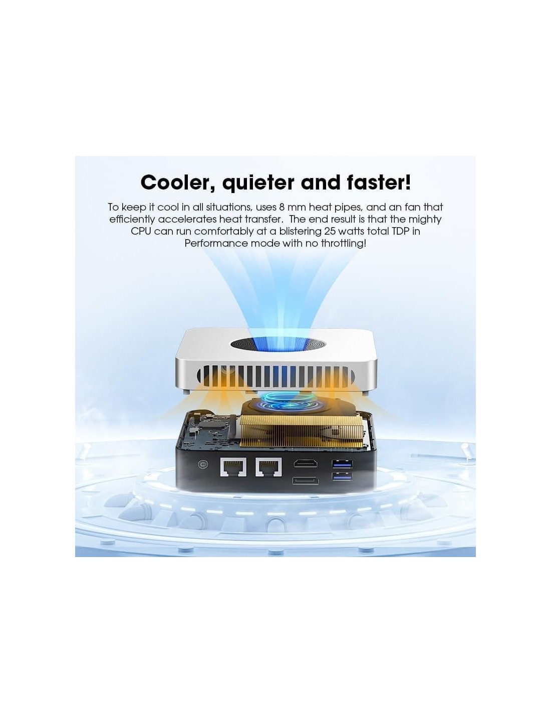 Chuwi LarkBox X Intel i3-1220p/8GB/256GB SSD/W11 - Mini PC