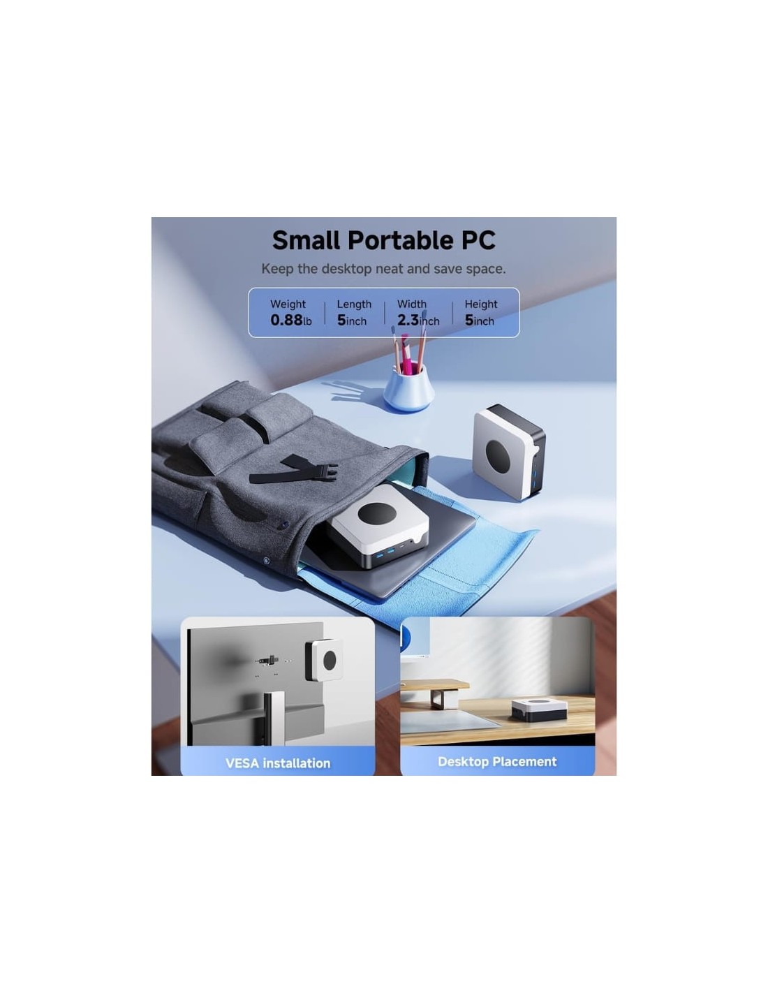 Chuwi LarkBox X Intel i3-1220p/8GB/256GB SSD/W11 - Mini PC