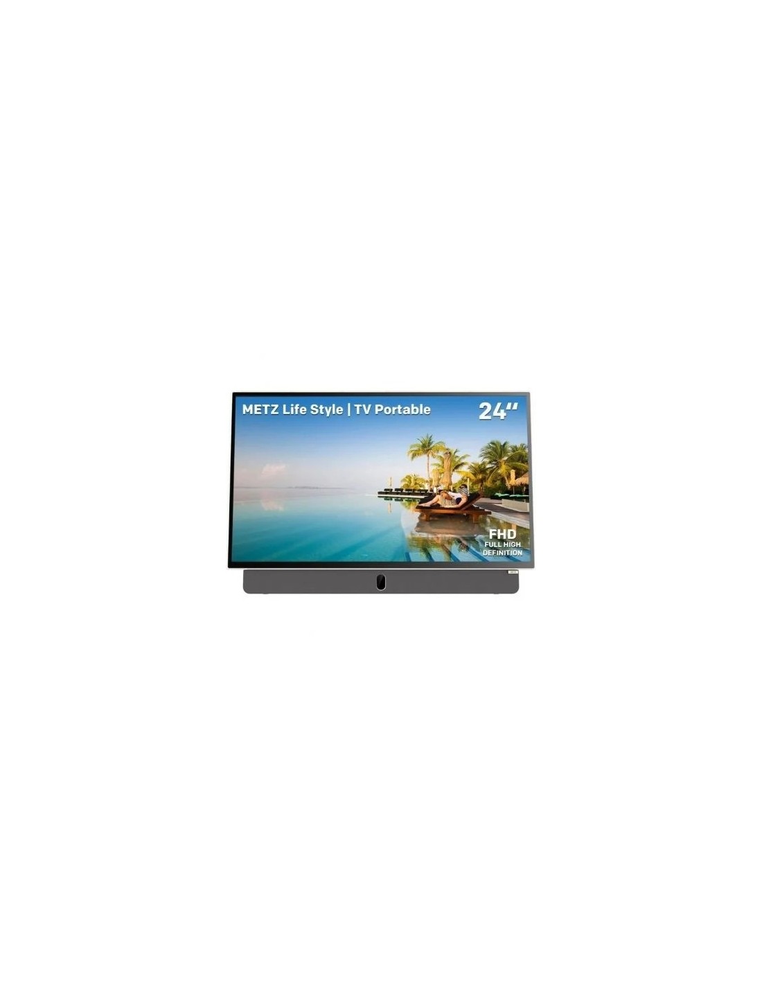 Televisor Portable Metz 24MPE7000Z 24"/ Full HD/ Smart TV/ WiFi