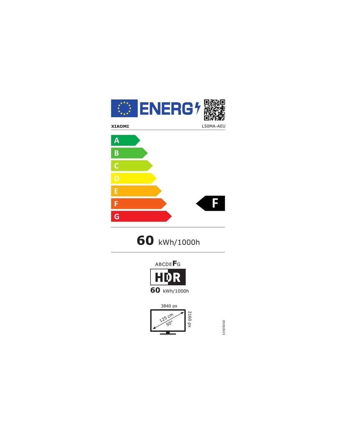 Xiaomi TV A 50" 2025 4K UHD Dolby Audio - Televisión con Google TV