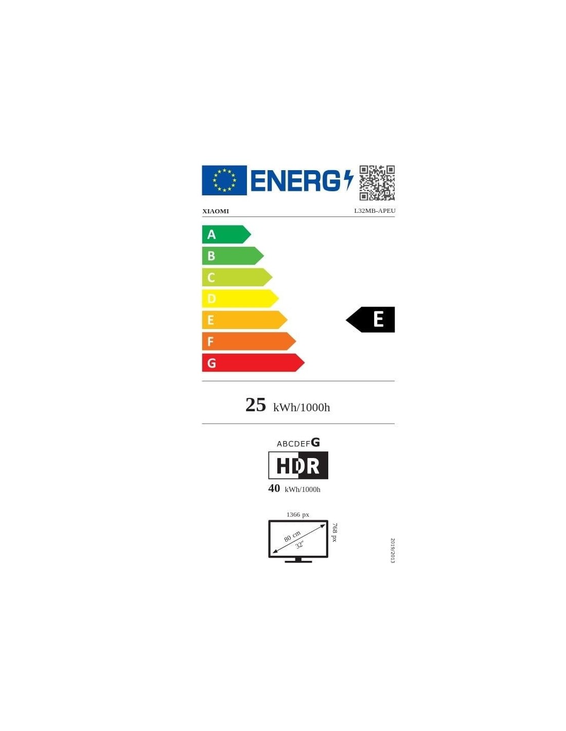 Xiaomi TV A Pro 2026 32" HD QLED Dolby Audio -Televisión con Google TV