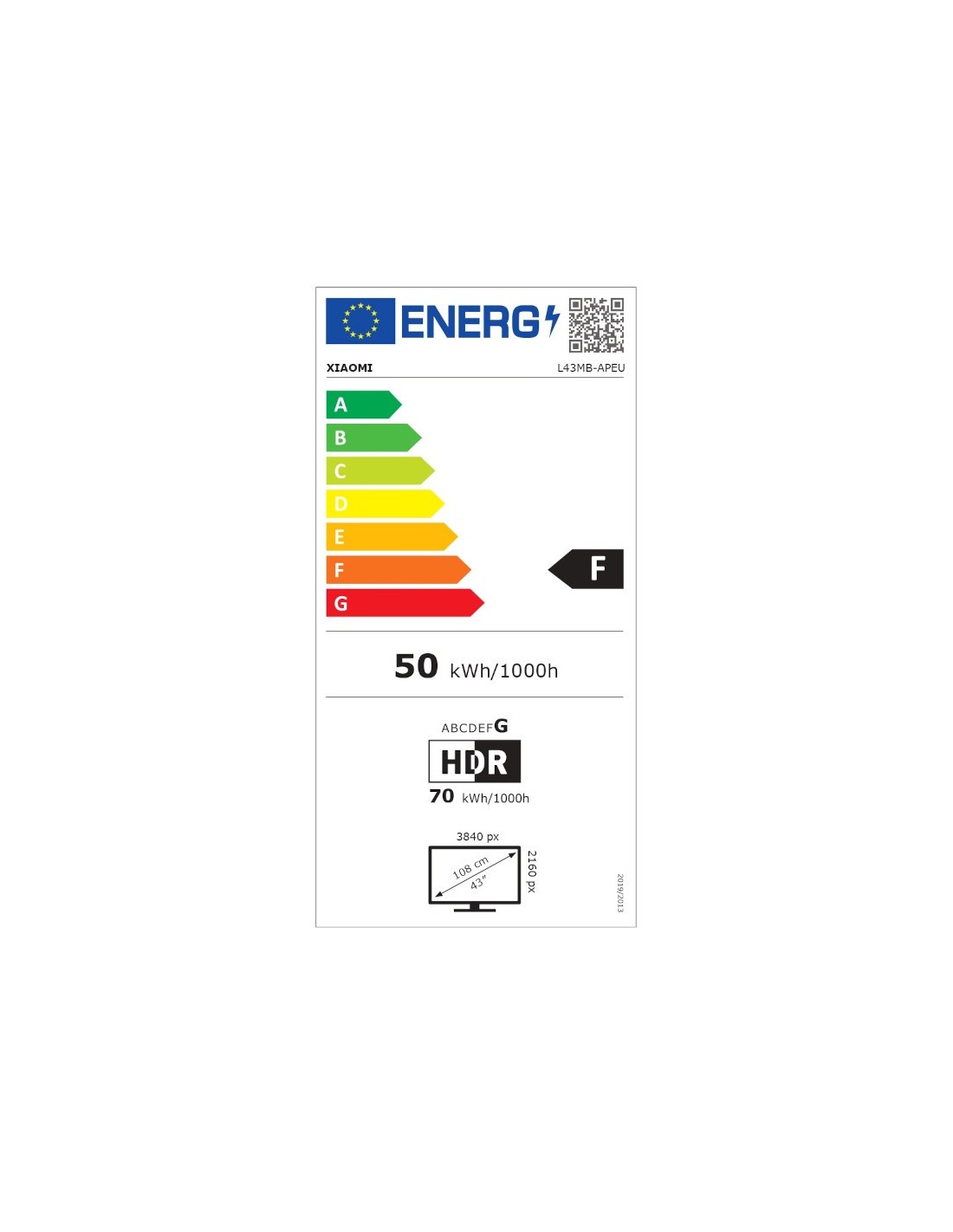 Xiaomi 43 A PRO 2026 4K UHD QLED Google TV HDR