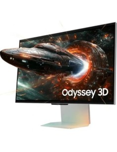 Monitor Gaming Samsung Odyssey 3D G90XF S27FG904XU 27"/ 4K/ 1ms/ 165Hz/ 3D/ Multimedia/ Regulable en altura/ Plata