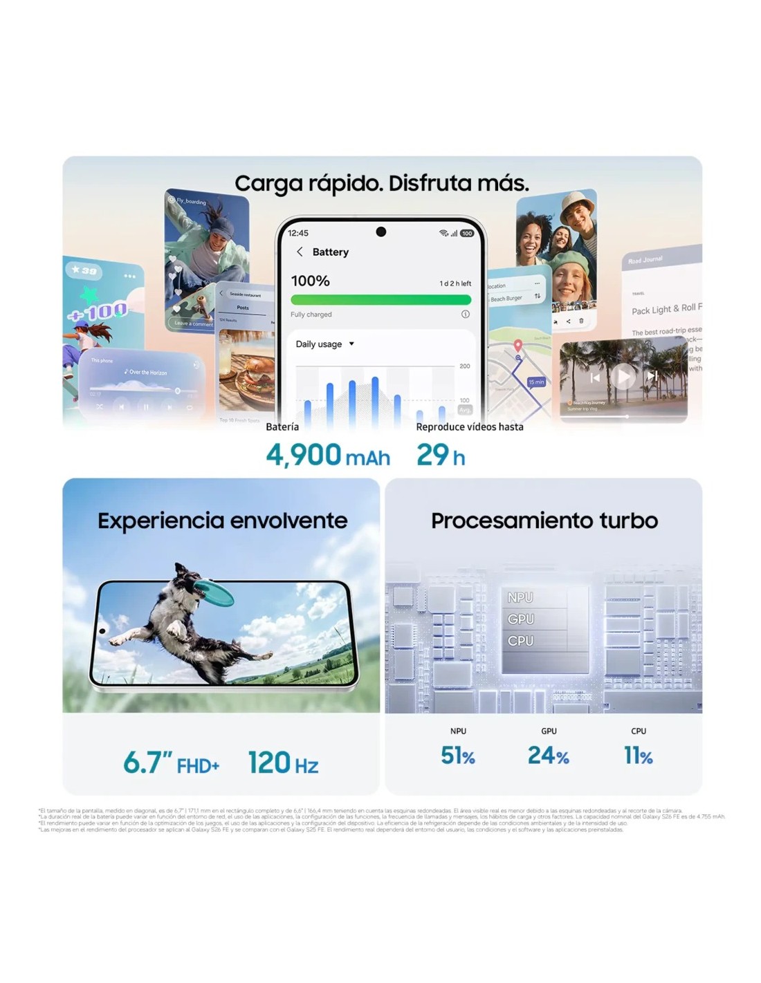Samsung Galaxy S26 FE | Exynos 2500 en Logroño