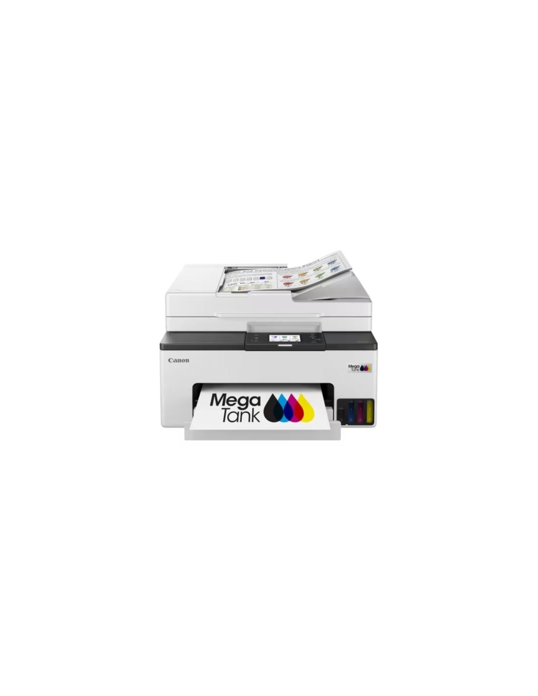 Multifunción Recargable Canon MAXIFY GX2051 MegaTank WiFi Fax Blanca