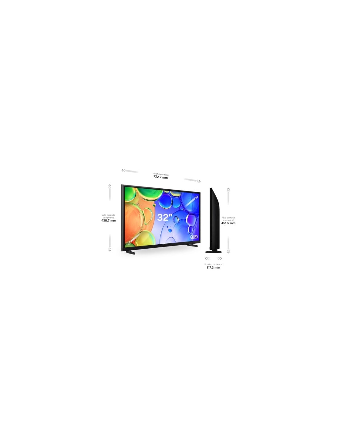Televisor Samsung QLED Q5F 32 pulgadas Full HD Smart TV WiFi