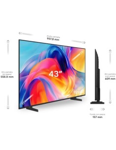 Televisor Samsung Mini LED M72H 43 pulgadas Ultra HD 4K Smart TV WiFi 2