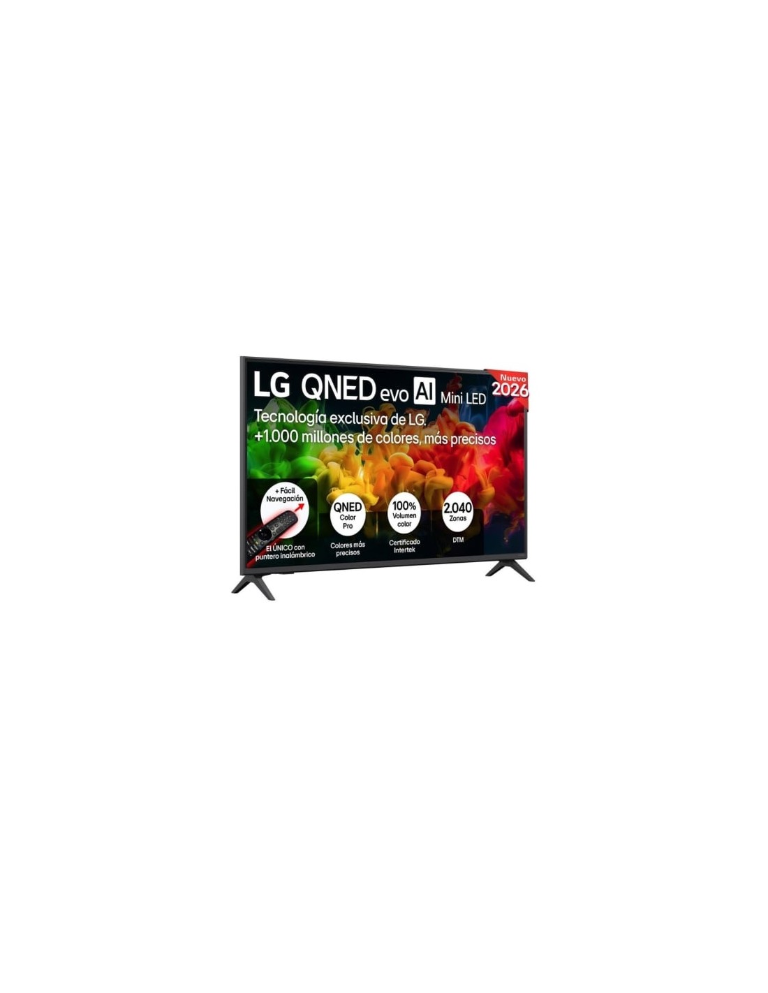 Televisor LG QNED evo AI QNED8EB Mini LED 43QNED8EB3F 43 pulgadas