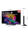 Televisor LG OLED evo AI C6 OLED48C66LB 48 pulgadas Ultra HD 4K Smart