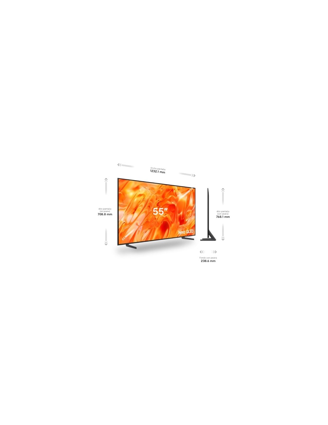 Televisor Samsung Neo QLED QN70H TQ55QN70HAU 55 pulgadas Ultra HD 4K