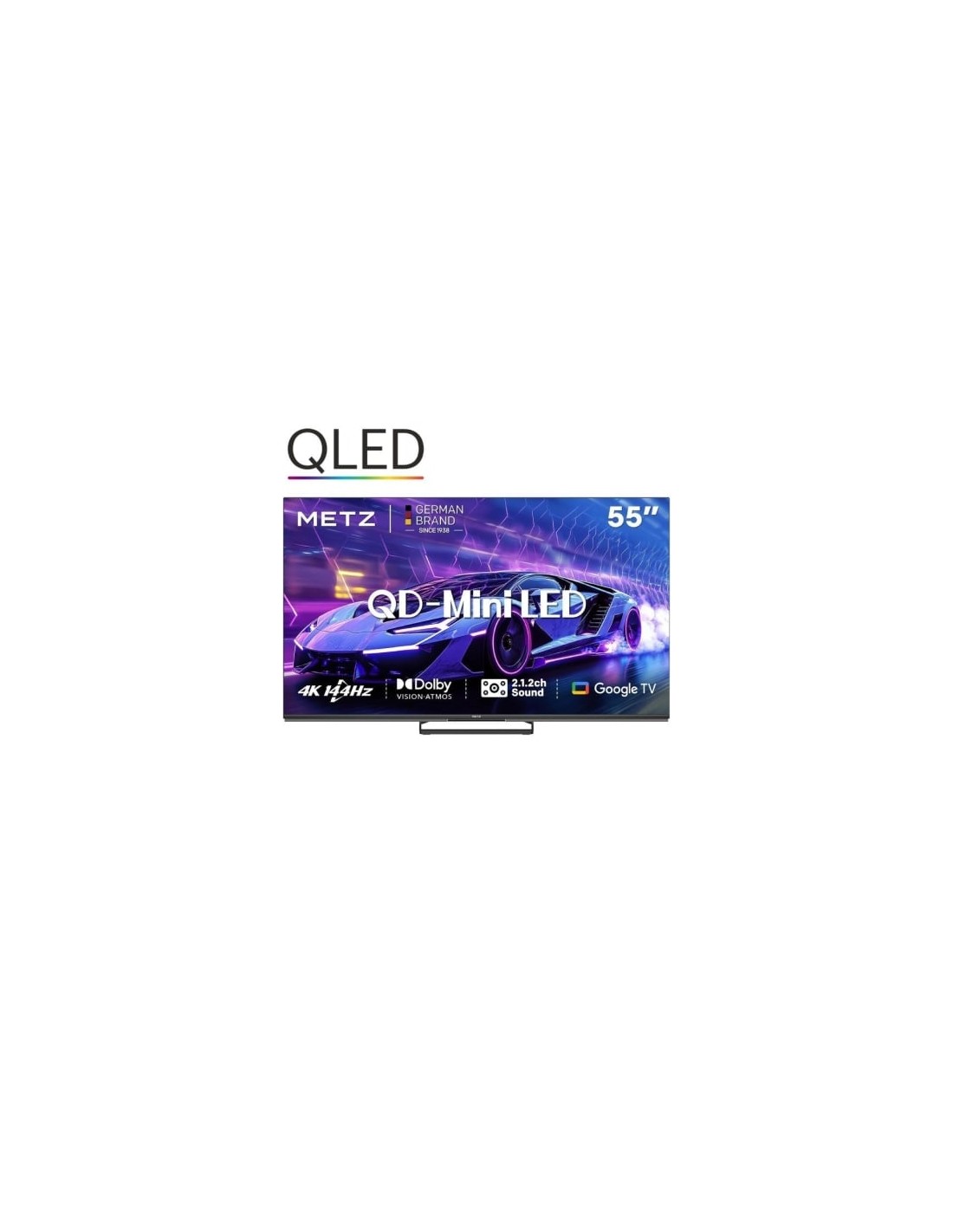 Televisor Metz QLED-MiniLED 55MNE8000Z 55 pulgadas Ultra HD 4K Smart