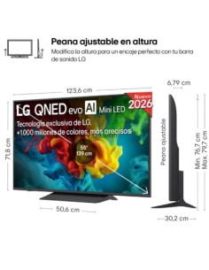 Televisor LG QNED 55QNED83B6A 55 pulgadas Ultra HD 4K Smart TV WiFi 2