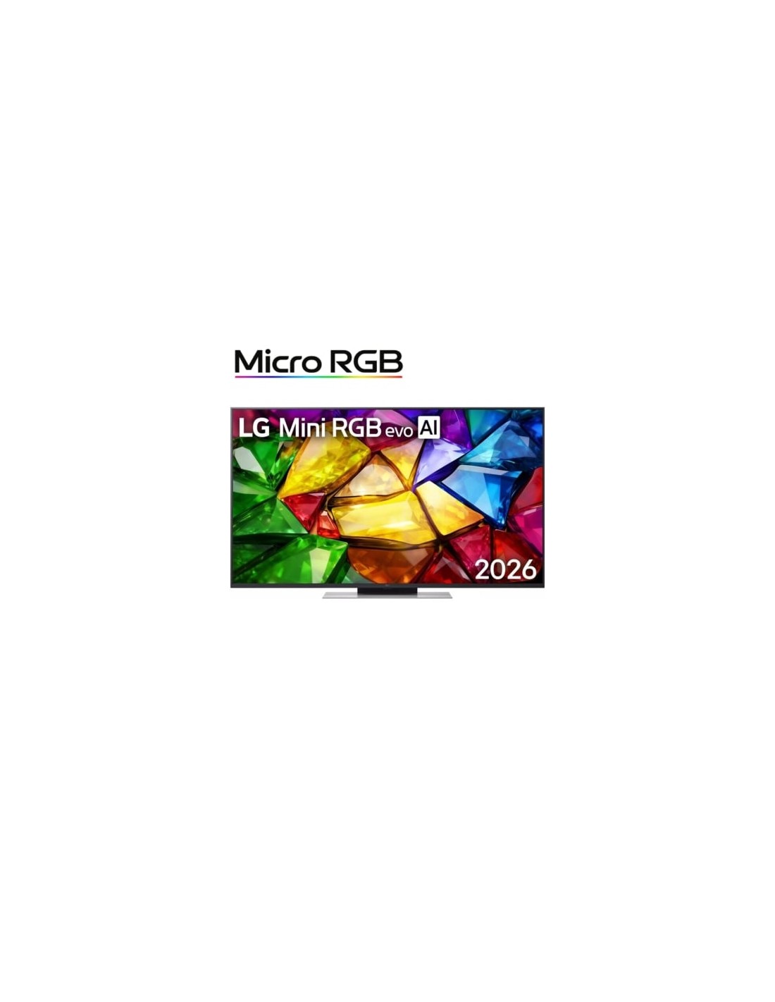 Televisor LG Micro RGB evo AI MRGB86 55MRGB86B6A 55 pulgadas Ultra HD