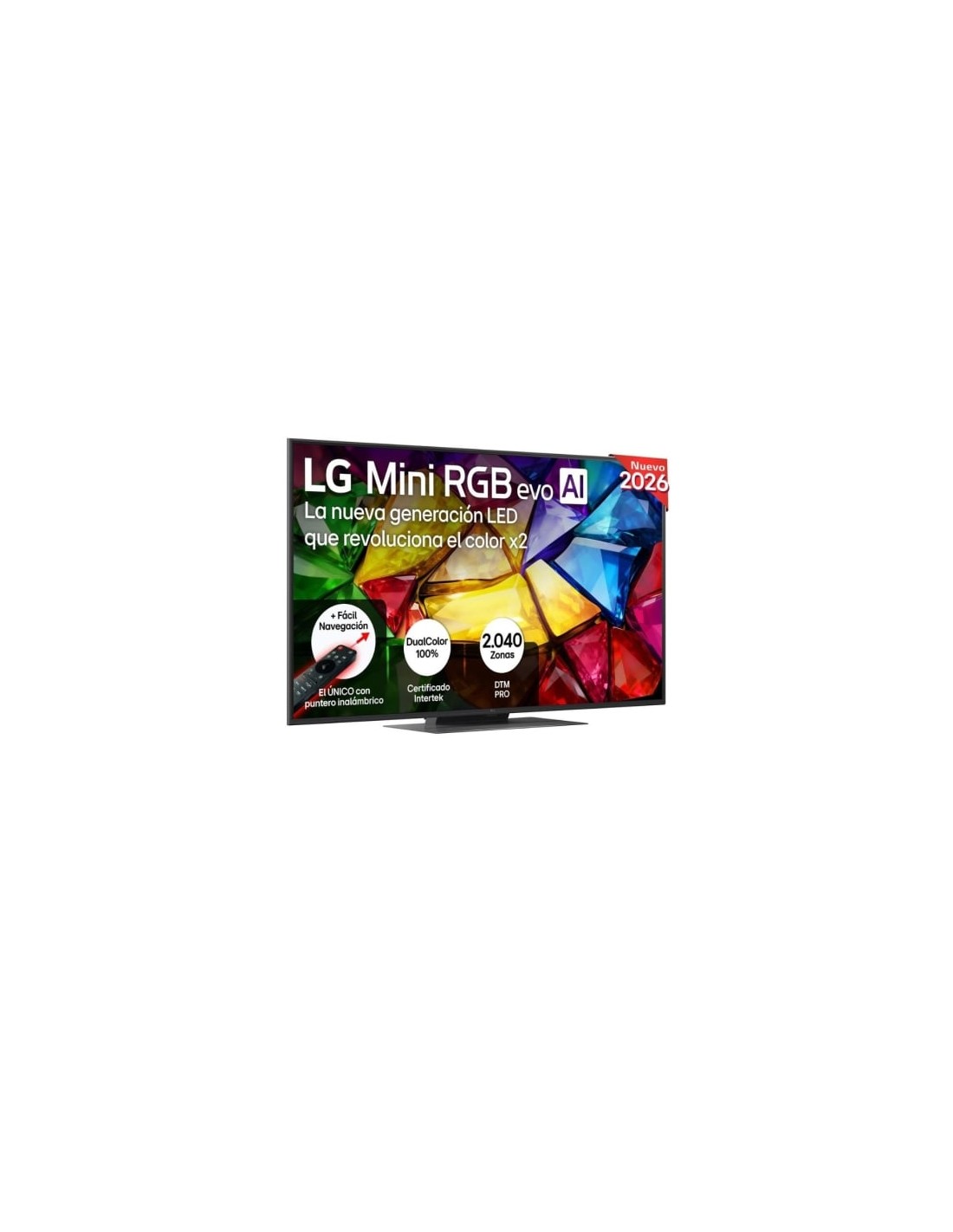 Televisor LG Micro RGB evo AI MRGB86 55MRGB86B6A 55 pulgadas Ultra HD