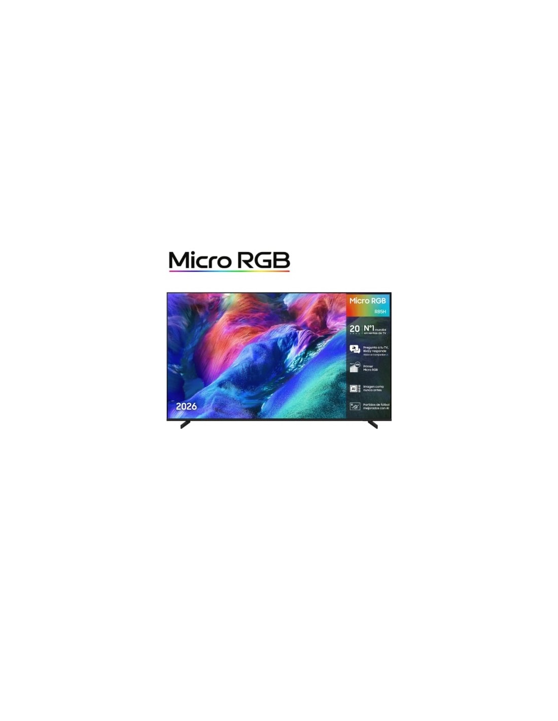 Televisor Samsung Micro RGB Vision AI R85H TMR55R85HAU 55 pulgadas