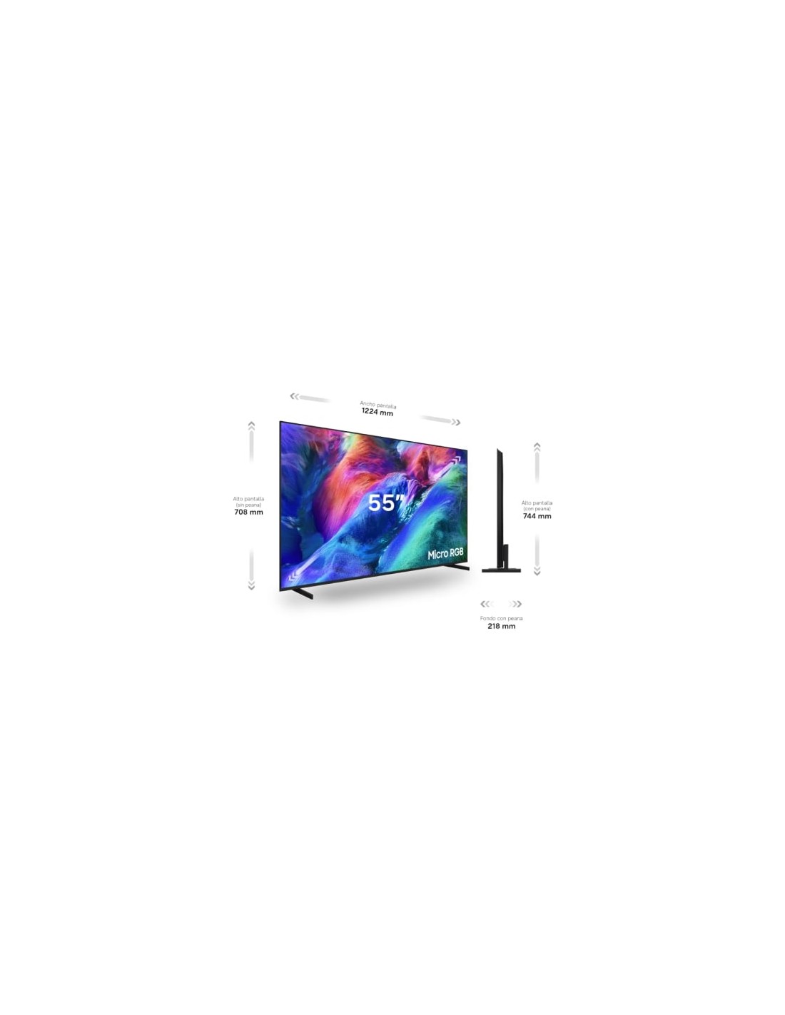 Televisor Samsung Micro RGB Vision AI R85H TMR55R85HAU 55 pulgadas