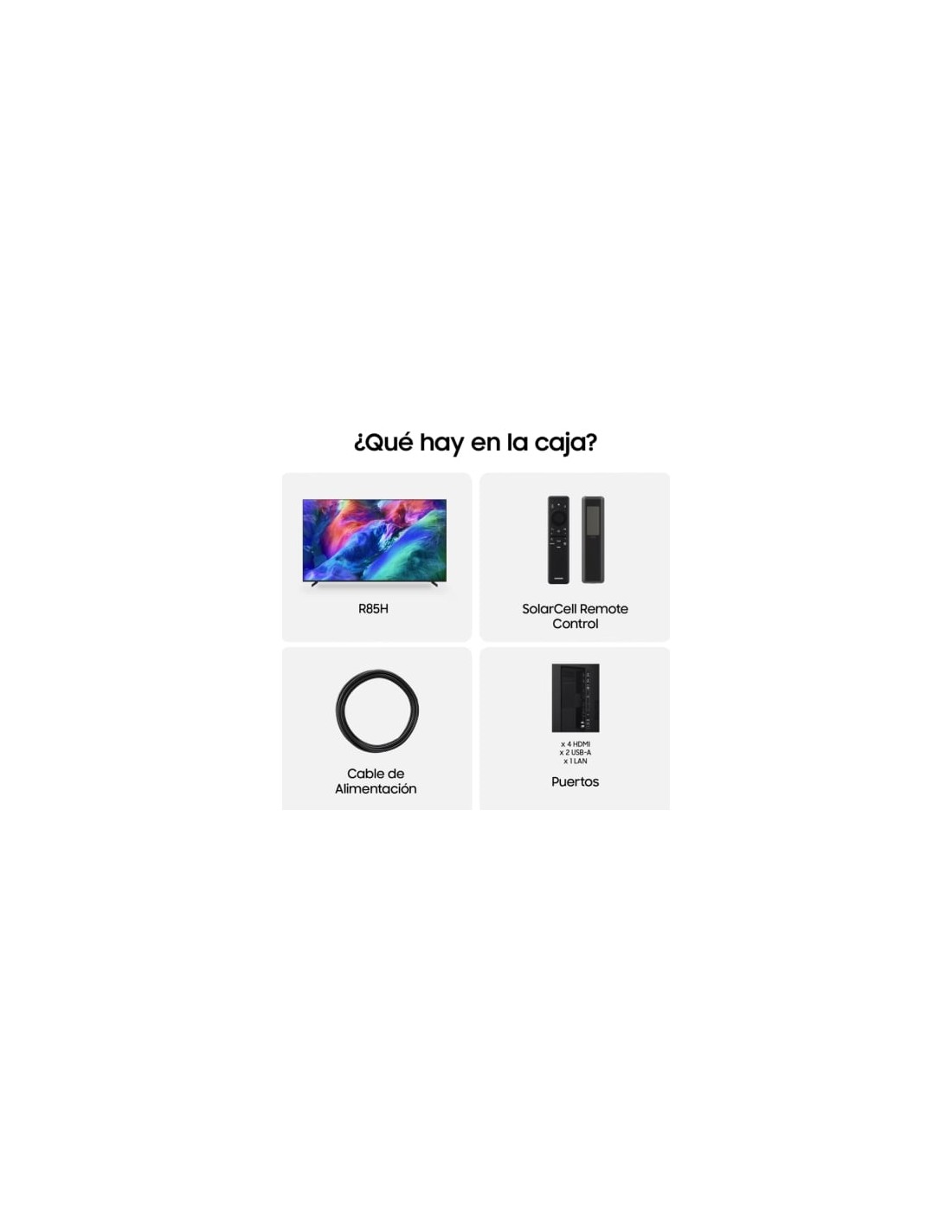 Televisor Samsung Micro RGB Vision AI R85H TMR55R85HAU 55 pulgadas
