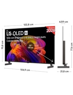 Televisor LG OLED AI B6 OLED55B6ELC 55 pulgadas Ultra HD 4K Smart TV 2