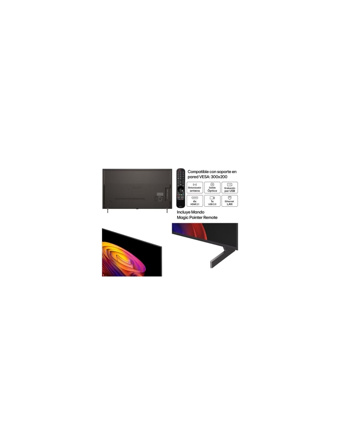 Televisor LG OLED AI B6 OLED55B6ELC 55 pulgadas Ultra HD 4K Smart TV