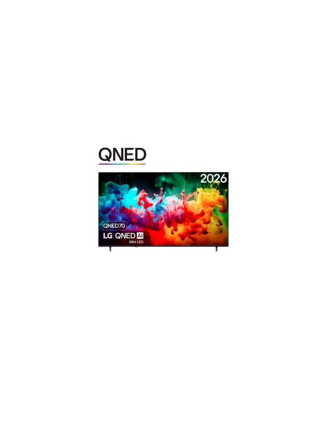 Televisor LG QNED evo AI QNED72 Mini LED 65QNED72B6B 65 pulgadas