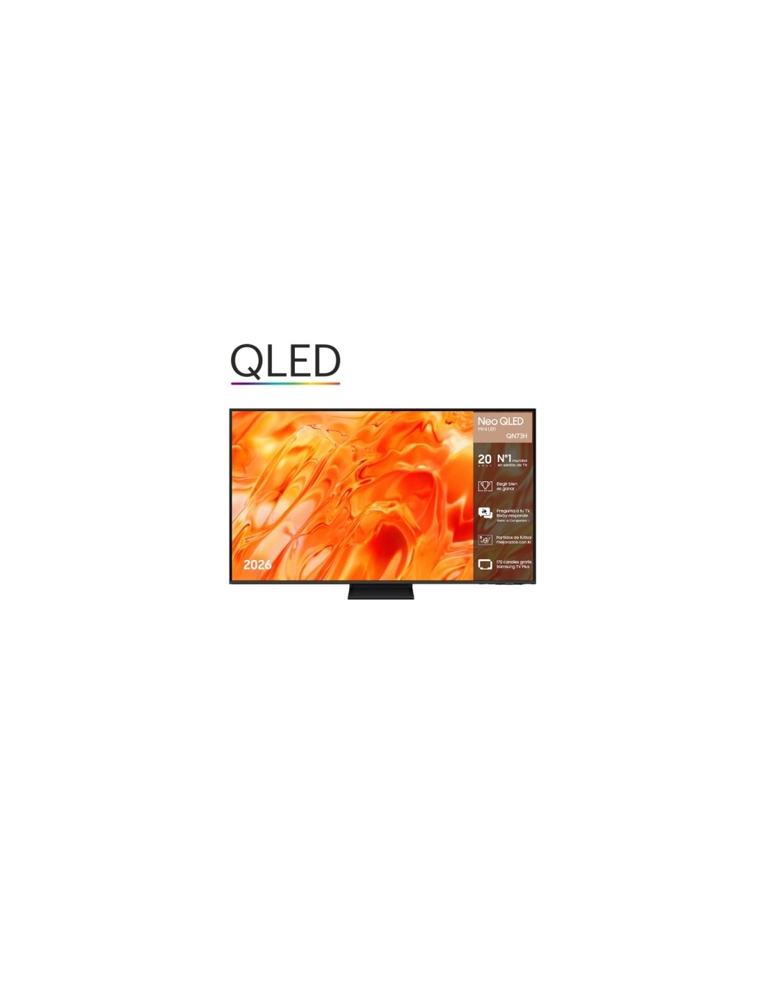 Televisor Samsung Neo QLED TQ65QN73HAU 65 pulgadas Ultra HD 4K Smart