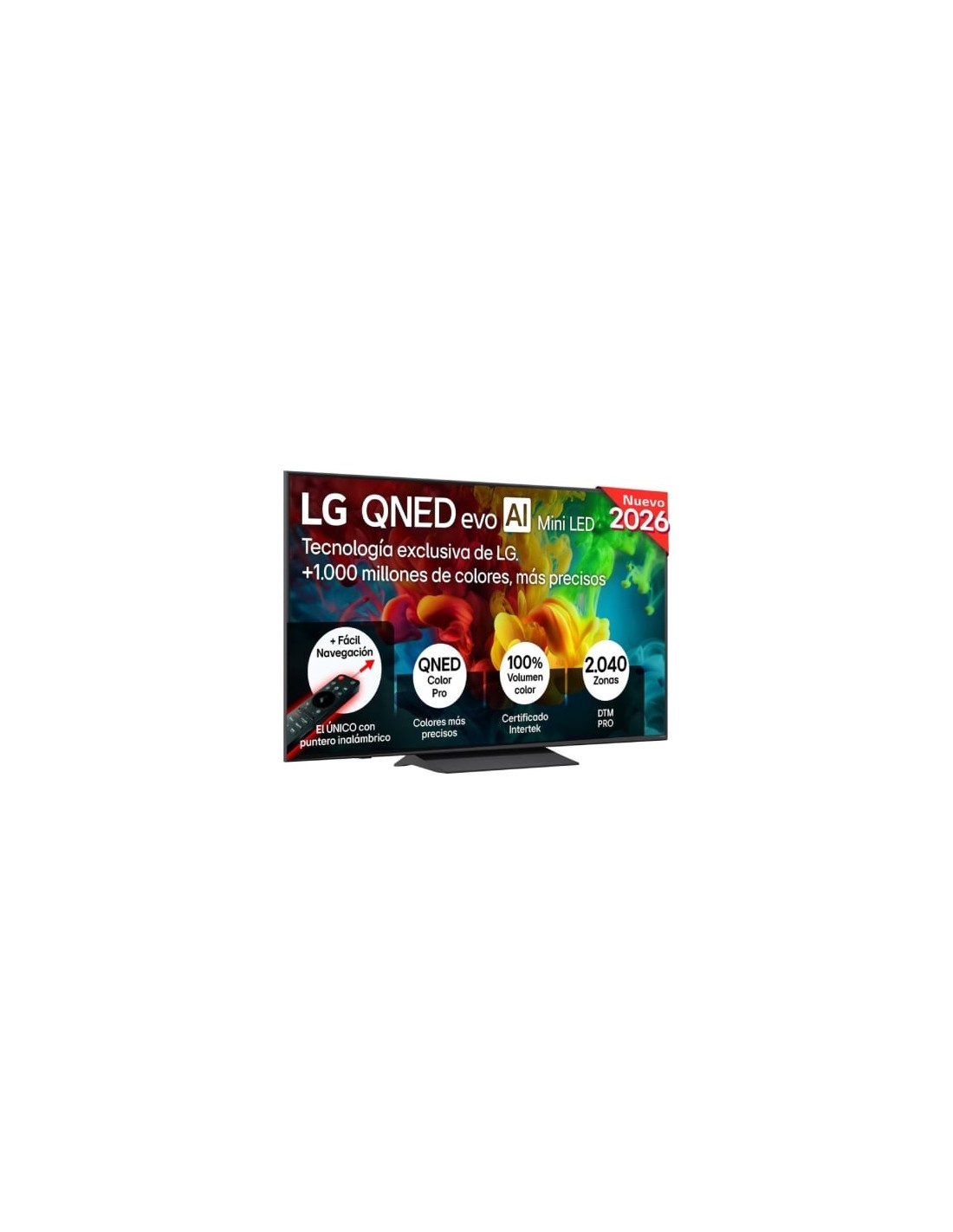 Televisor LG QNED evo AI QNED8EB Mini LED 65QNED83B6A 65 pulgadas