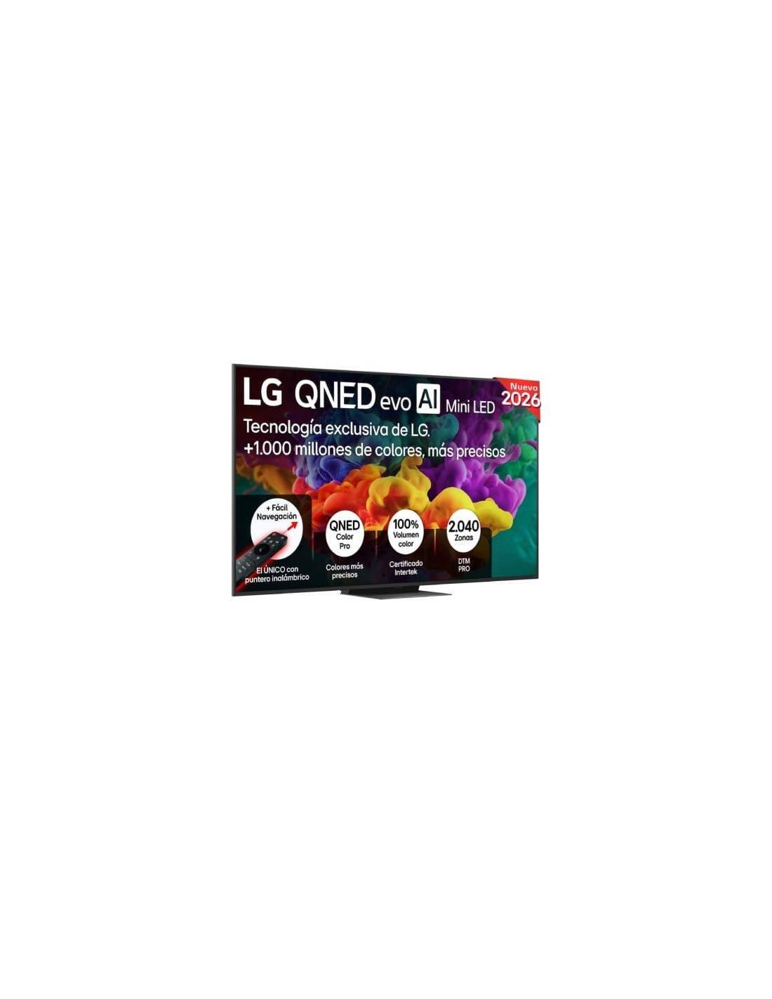 Televisor LG QNED evo AI QNED87 Mini LED 65QNED87B6A 65 pulgadas