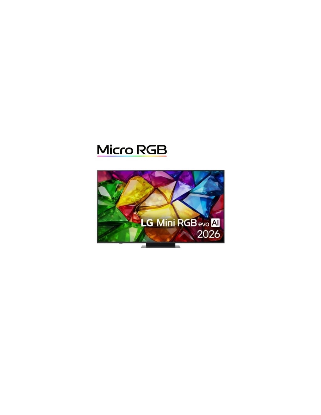 Televisor LG Micro RGB evo AI MRGB86 65MRGB86B6A 65 pulgadas Ultra HD