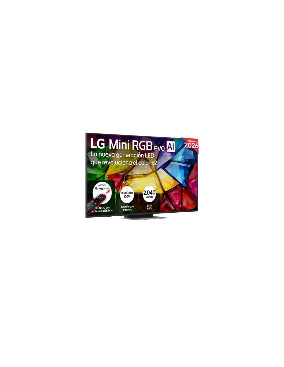 Televisor LG Micro RGB evo AI MRGB86 65MRGB86B6A 65 pulgadas Ultra HD
