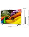 Televisor LG NanoCell 75NU8E0B3LA 75 pulgadas Ultra HD 4K Smart TV