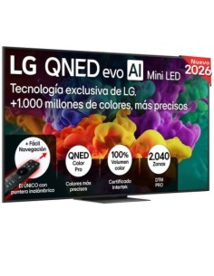 Televisor LG QNED evo AI QNED87 Mini LED 75QNED87B6A 75 pulgadas 2