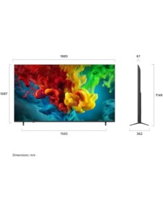 Televisor LG QNED evo AI QNED83B Mini LED 85QNED83B6A 85 pulgadas 2