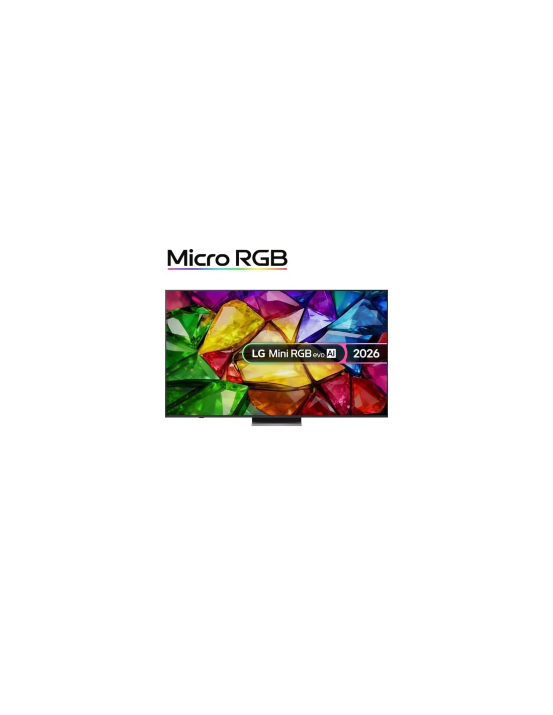 Televisor LG Micro RGB evo AI MRGB86 75MRGB86B6A 75 pulgadas Ultra HD