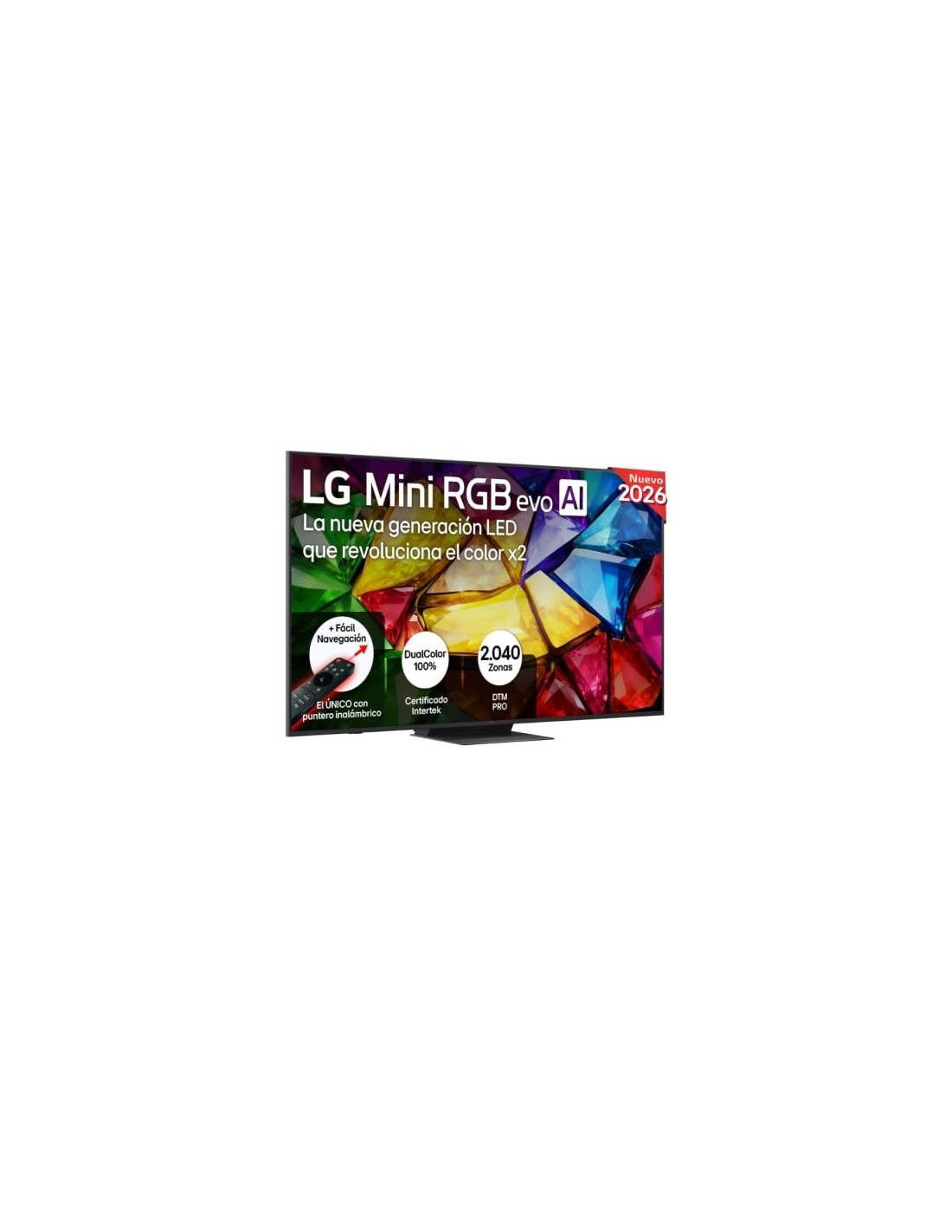 Televisor LG Micro RGB evo AI MRGB86 75MRGB86B6A 75 pulgadas Ultra HD