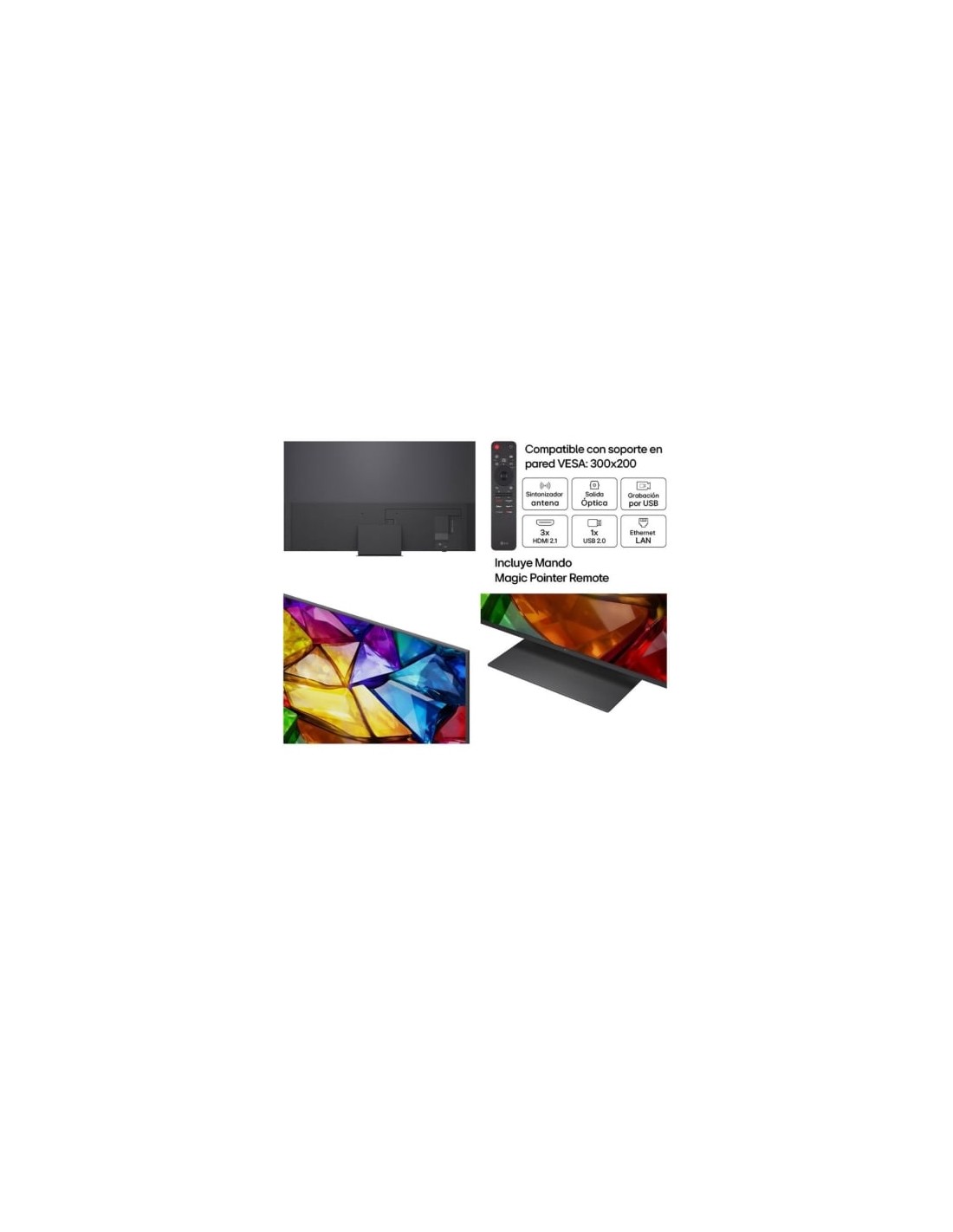 Televisor LG Micro RGB evo AI MRGB86 75MRGB86B6A 75 pulgadas Ultra HD