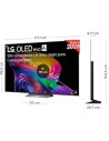 Televisor LG OLED evo AI C6 OLED77C66LB 77 pulgadas Ultra HD 4K Smart