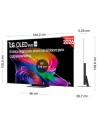Televisor LG OLED evo AI C6 OLED83C66LB 83 pulgadas Ultra HD 4K Smart