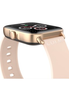 COLMI P28 Plus Dorado Correa Silicona Crema | Smartwatch en Logroño 2