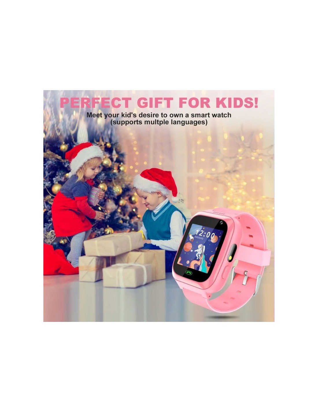 Smartwatch infantil A7 2G Rosa | Smartwatch en Logroño