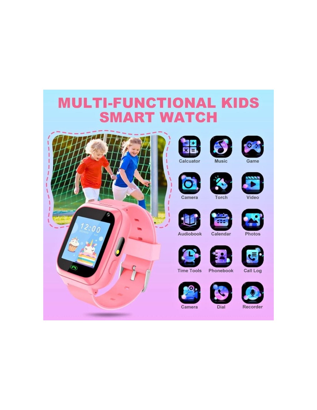 Smartwatch infantil A7 2G Rosa | Smartwatch en Logroño