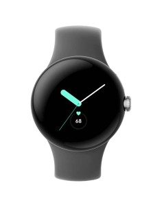 Google Pixel Watch Plata Correa Carbón | Smartwatch en Logroño