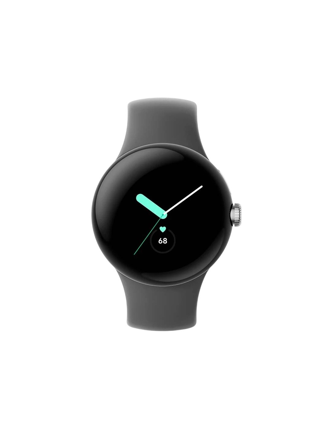 Google Pixel Watch Plata Correa Carbón | Smartwatch en Logroño