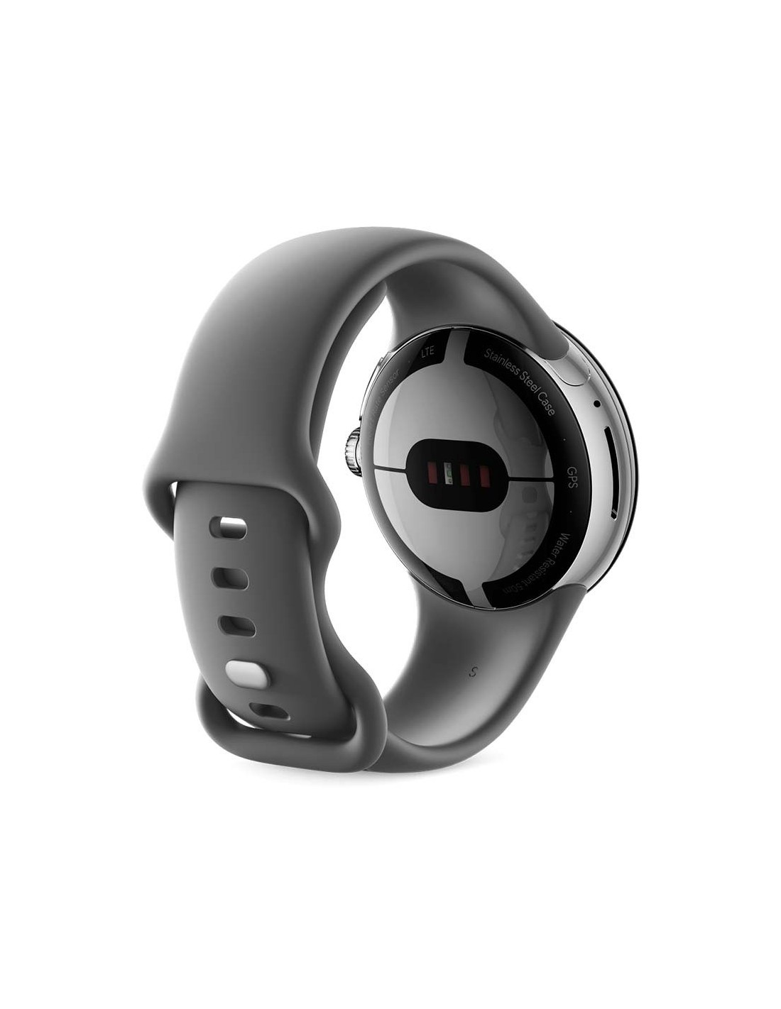 Google Pixel Watch Plata Correa Carbón | Smartwatch en Logroño